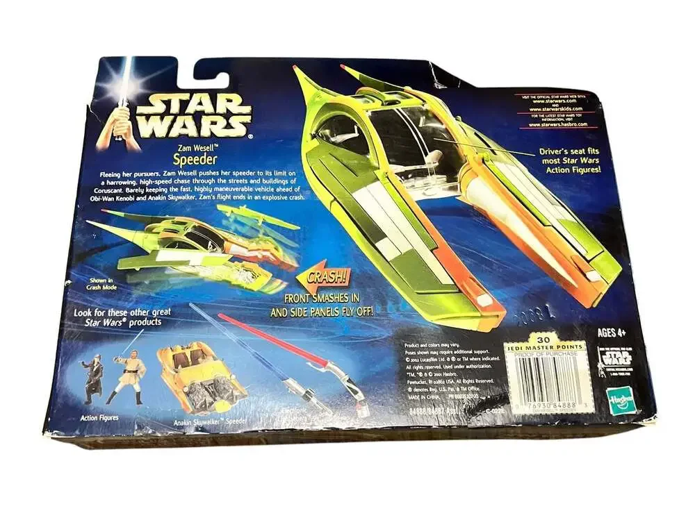 Star Wars Attack of the Clones Zam Wesell Speeder with Blast-Off Panels Vehicle